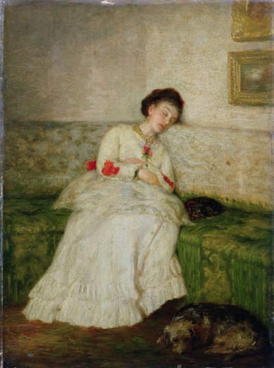 The Green Sofa by John Lavery
